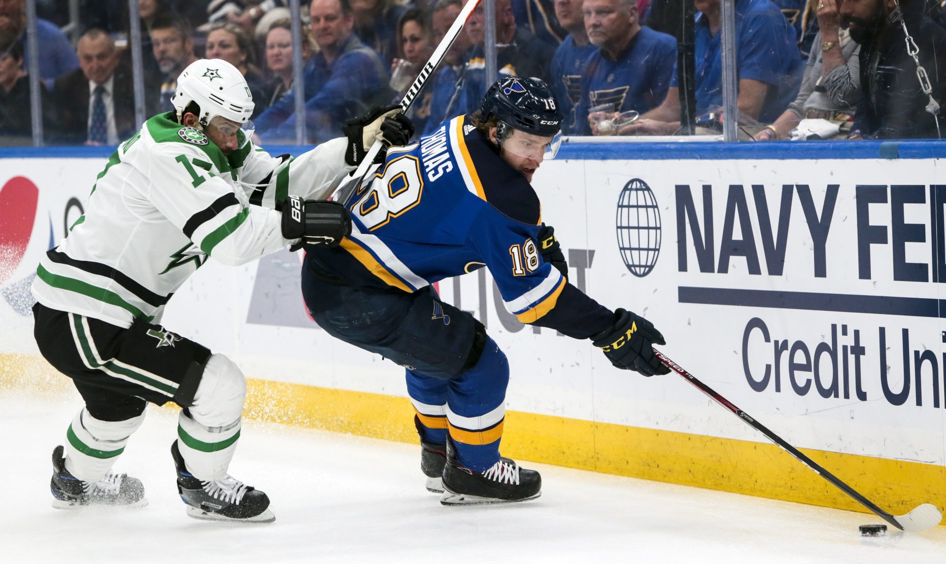 Blues face off with Stars in Game 7